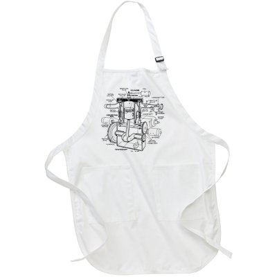 Machine Details Mechanic Full-Length Apron With Pockets