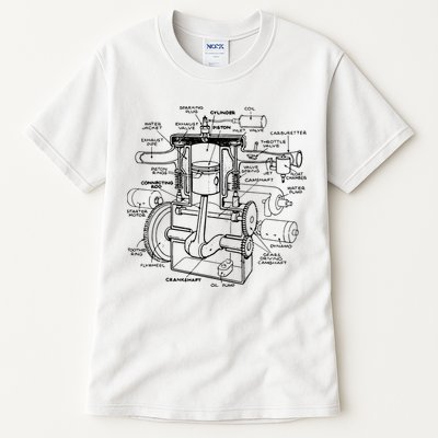 Machine Details Mechanic Tall T-Shirt