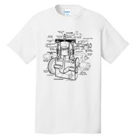 Machine Details Mechanic Tall T-Shirt