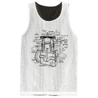 Machine Details Mechanic Mesh Reversible Basketball Jersey Tank