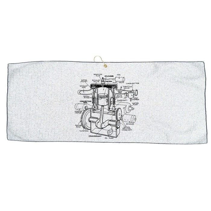 Machine Details Mechanic Large Microfiber Waffle Golf Towel