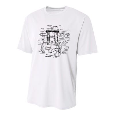 Machine Details Mechanic Youth Performance Sprint T-Shirt