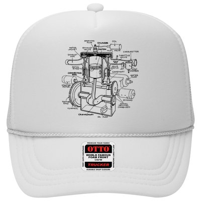 Machine Details Mechanic Trucker Hat