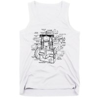 Machine Details Mechanic Tank Top