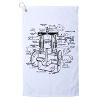 Machine Details Mechanic Golf Towel