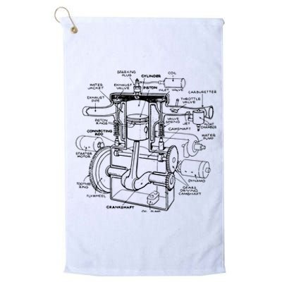 Machine Details Mechanic Platinum Collection Golf Towel