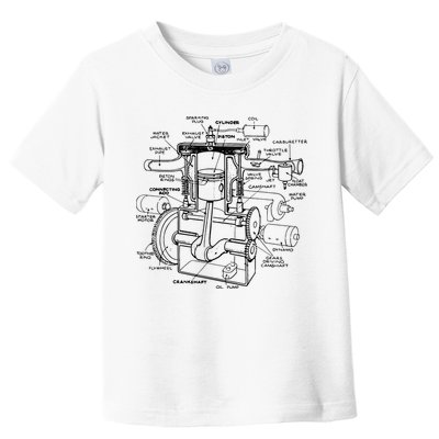 Machine Details Mechanic Toddler T-Shirt