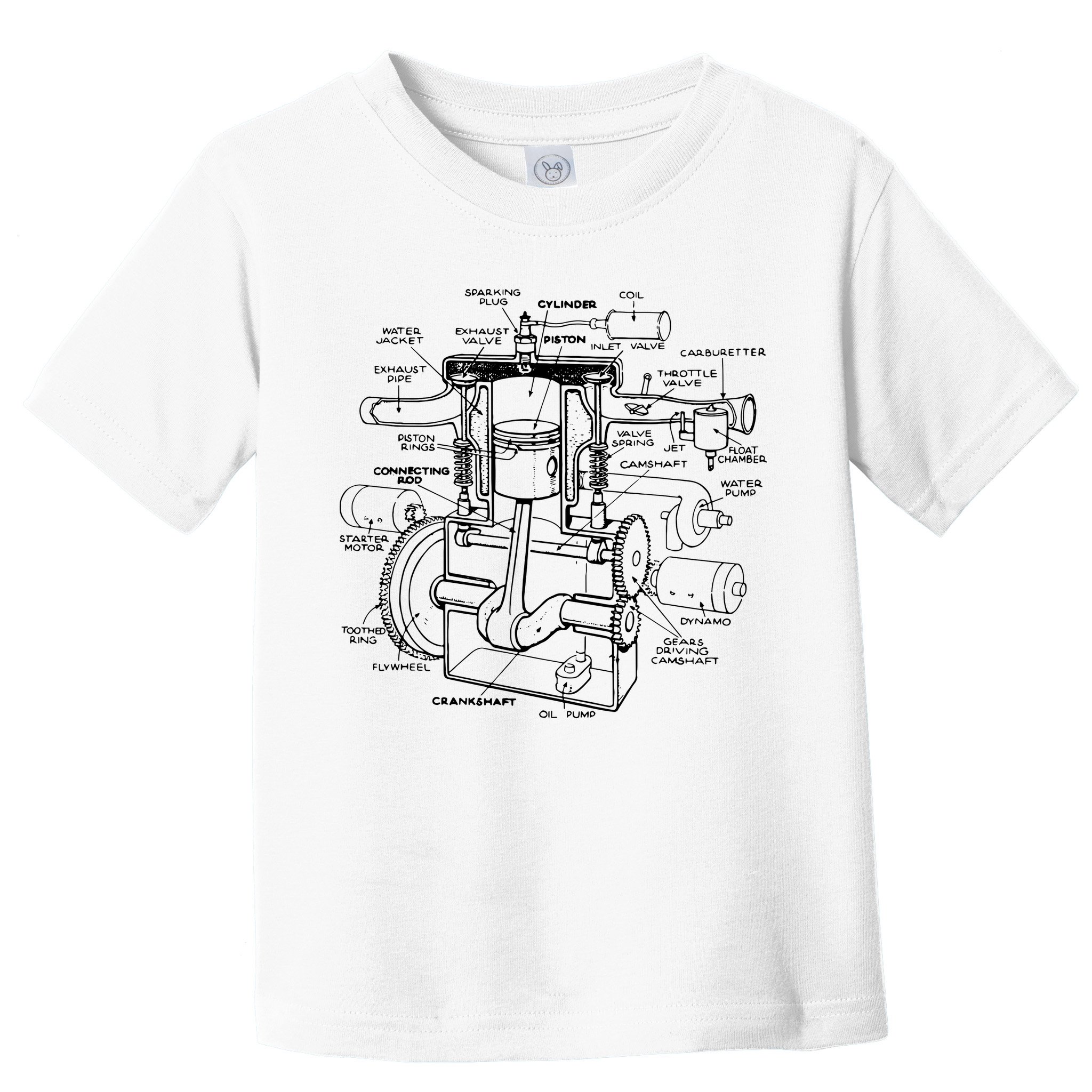 Machine Details Mechanic Toddler T-Shirt