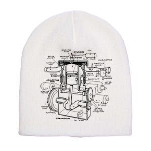 Machine Details Mechanic Short Acrylic Beanie