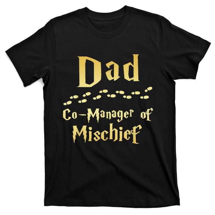 Magical Dad Manager Of Mischief Birthday Family Matching T-Shirt