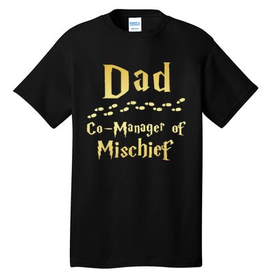 Magical Dad Manager Of Mischief Birthday Family Matching Tall T-Shirt