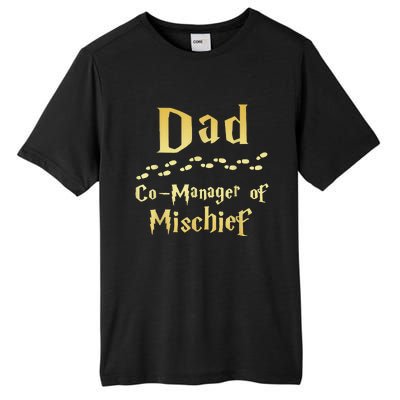 Magical Dad Manager Of Mischief Birthday Family Matching Tall Fusion ChromaSoft Performance T-Shirt