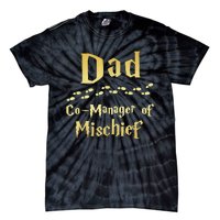 Magical Dad Manager Of Mischief Birthday Family Matching Tie-Dye T-Shirt