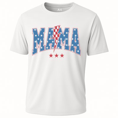 Mama Dada Mini 4th Of July American Family Matching  Performance Shirt