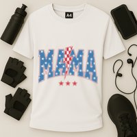 Mama Dada Mini 4th Of July American Family Matching  Cooling Performance Crew T-Shirt