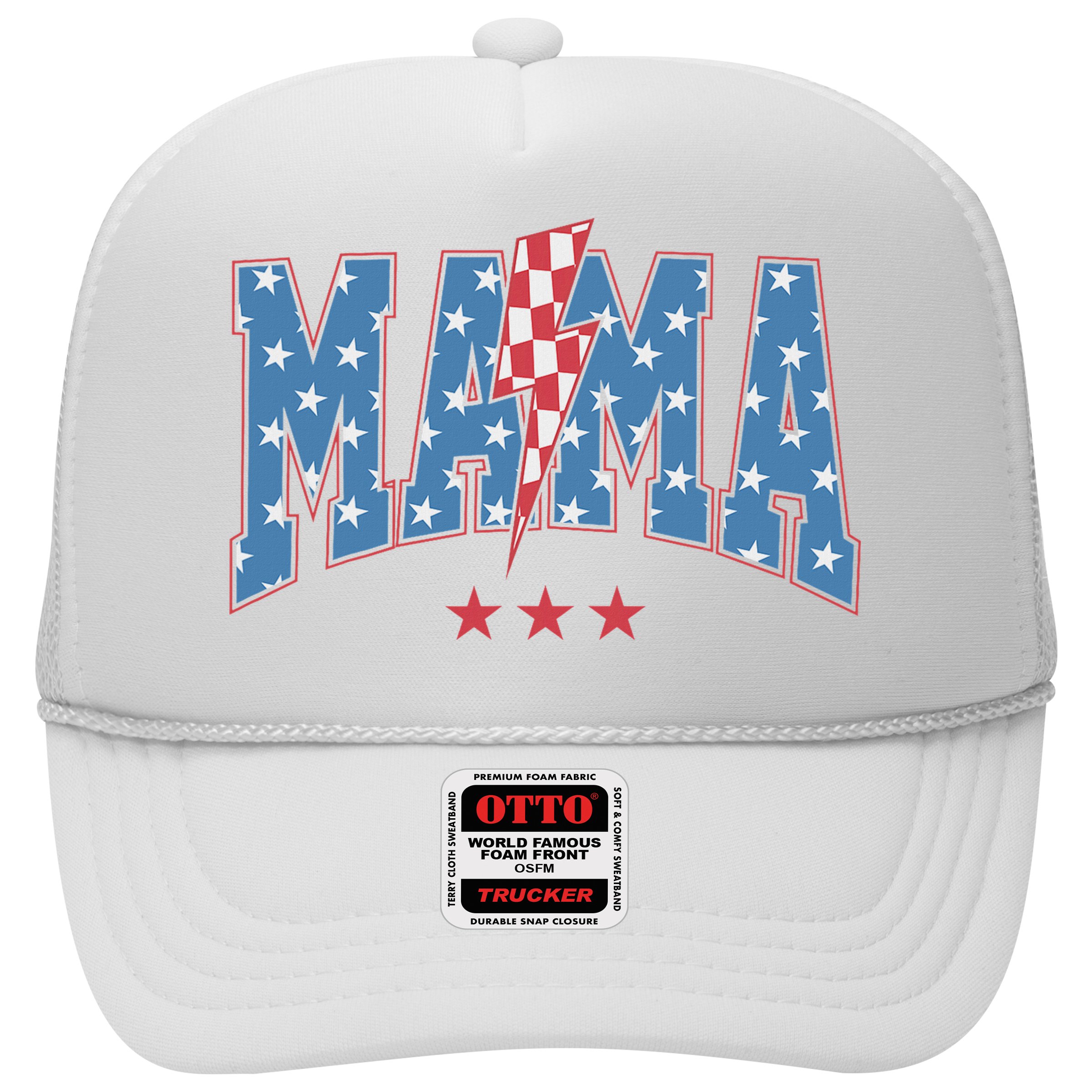Mama Dada Mini 4th Of July American Family Matching  Hat
