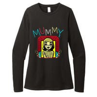 Mummy Deady Matching Mom Dad Halloween Pop Art Style Womens CVC Long Sleeve Shirt