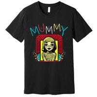 Mummy Deady Matching Mom Dad Halloween Pop Art Style Premium T-Shirt