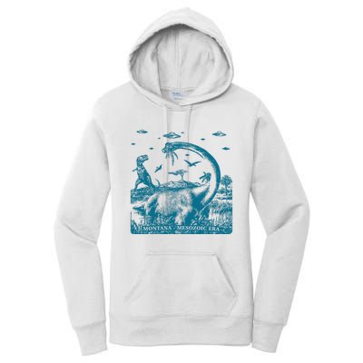 Montana Dinosaur Women's Pullover Hoodie