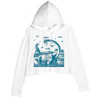 Montana Dinosaur Crop Fleece Hoodie