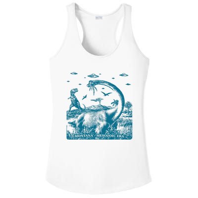 Montana Dinosaur Ladies PosiCharge Competitor Racerback Tank