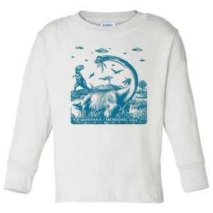 Montana Dinosaur Toddler Long Sleeve Shirt