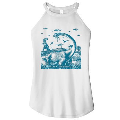 Montana Dinosaur Women's Perfect Tri Rocker Tank