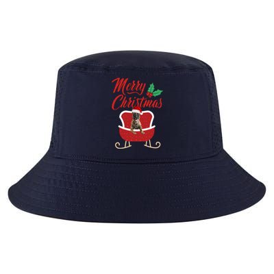 Malinois Dog Merry Christmas Design For The Holiday Season! Cool Comfort Performance Bucket Hat