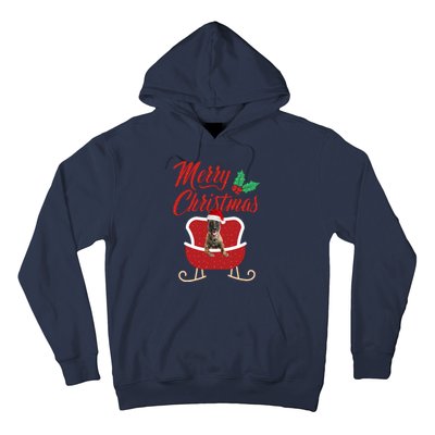 Malinois Dog Merry Christmas Design For The Holiday Season! Hoodie