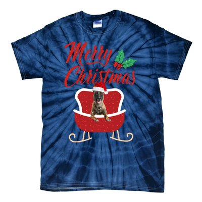 Malinois Dog Merry Christmas Design For The Holiday Season! Tie-Dye T-Shirt