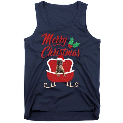 Malinois Dog Merry Christmas Design For The Holiday Season! Tank Top