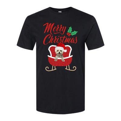 Maltese Dog Merry Christmas Design For The Holiday Season! Softstyle® CVC T-Shirt