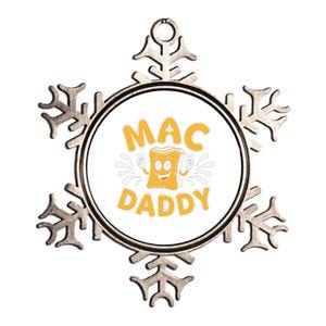 Mac Daddy Macaroni And Cheese Foodie Dad Gift Metallic Star Ornament