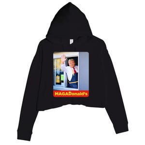 Maga Donalds Crop Fleece Hoodie