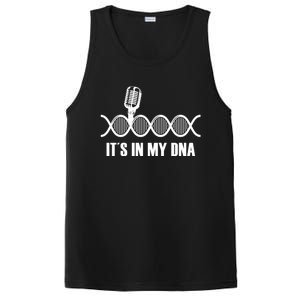 My Dna Microphone Sing Studio Record Singer Lyrics Artist Gift PosiCharge Competitor Tank