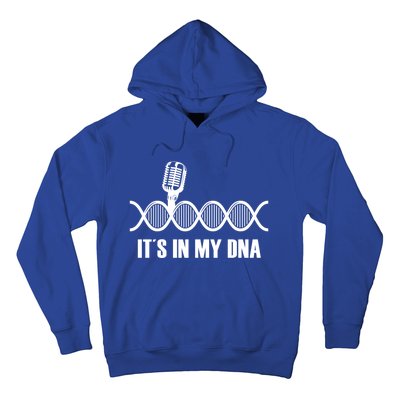 My Dna Microphone Sing Studio Record Singer Lyrics Artist Gift Hoodie