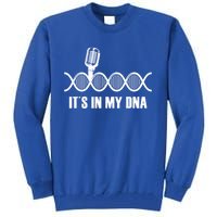 My Dna Microphone Sing Studio Record Singer Lyrics Artist Gift Tall Sweatshirt