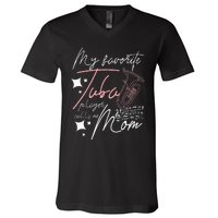 Mothers Day My Favorite Tuba Player Calls Me Mom V-Neck T-Shirt