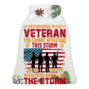 Memorial Day Ceramic Bell Ornament