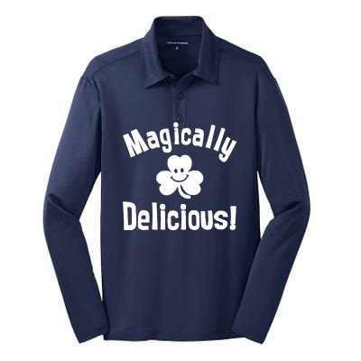 Magically Delicious Silk Touch Performance Long Sleeve Polo