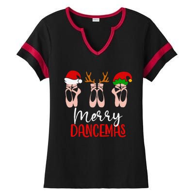 Merry Dancemas Ladies Halftime Notch Neck Tee