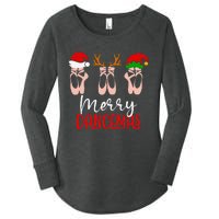 Merry Dancemas Women's Perfect Tri Tunic Long Sleeve Shirt