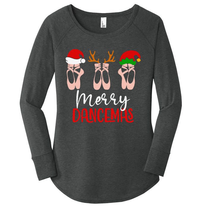 Merry Dancemas Women's Perfect Tri Tunic Long Sleeve Shirt