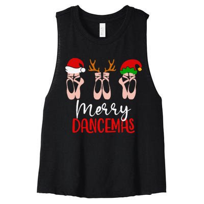 Merry Dancemas Women's Racerback Cropped Tank