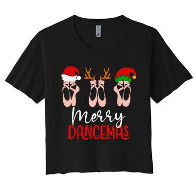 Merry Dancemas Women's Crop Top Tee