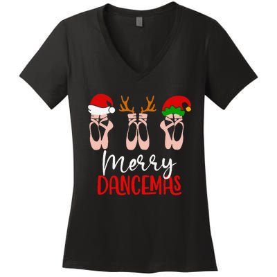 Merry Dancemas Women's V-Neck T-Shirt