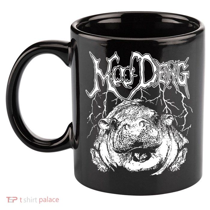 Moo Deng (Metal) 11oz C Handle Ceramic Mug