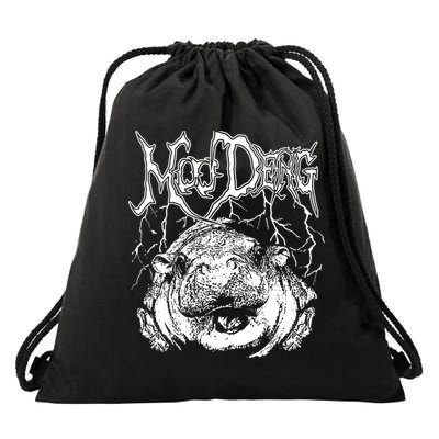 Moo Deng (Metal) Drawstring Bag