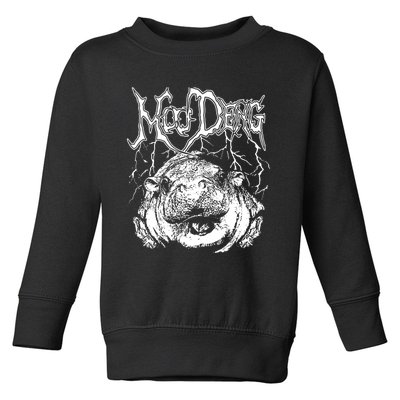 Moo Deng (Metal) Toddler Sweatshirt