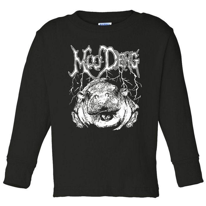 Moo Deng (Metal) Toddler Long Sleeve Shirt